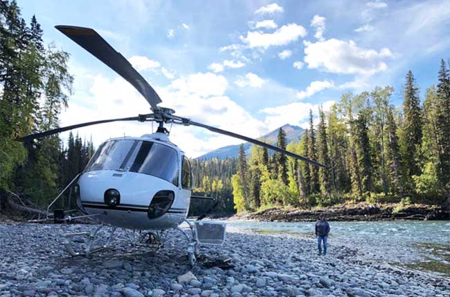 Black Swan Helicopters aircraft in Alberta operations