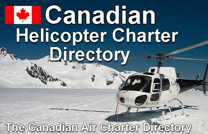 Canadian helicopter charter directory banner