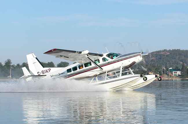 Watson's Skyways floatplane and caravan charter serving Wawa and the North Shore