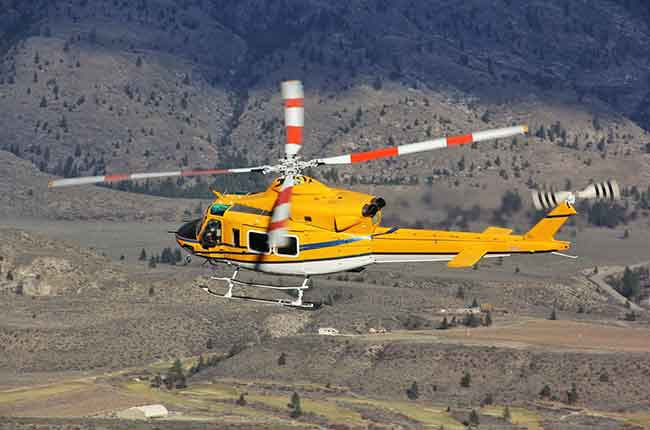 Wisk Air helicopter in Ontario