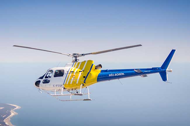 Heli-Boreal Inc helicopter charter services based at Sept-Îles Quebec